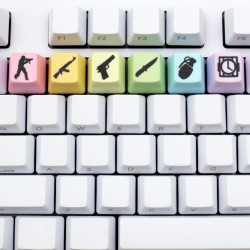 FPS Rainbow PBT Keycap Set