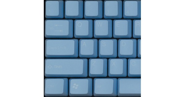 Tai Hao Tender Blue Abs Double Shot Keycap Set