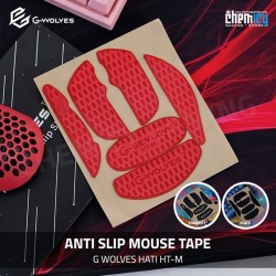 Anti-slip Mouse Tape G Wolve Hati - Red