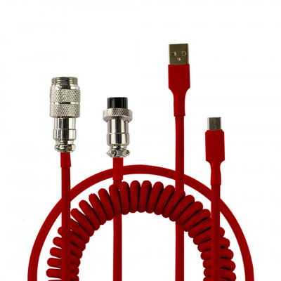 Idobao Coiled Cable - Red