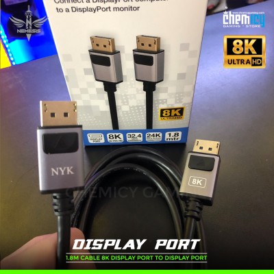 NYK Kabel Display Port 8K 1.8m
