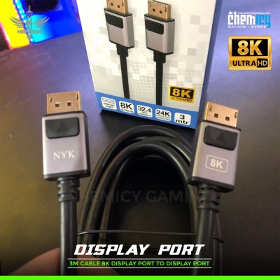 NYK Kabel Display Port 8K 3m